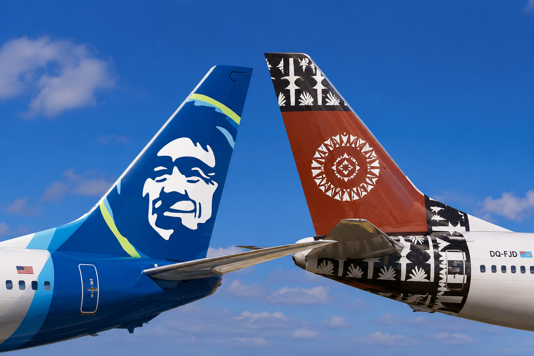 Alaska Airlines Fiji Airways livery