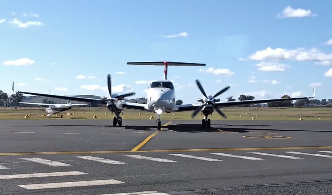 Aircraft at Australian regional airport