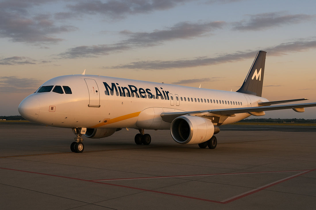 MinRes Air A320-200 on airport apron