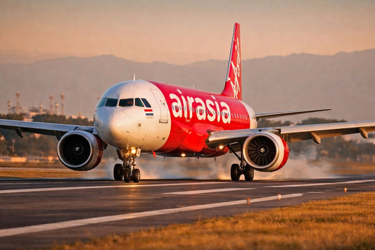 AirAsia aircraft landint