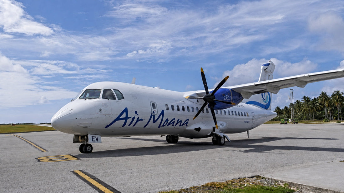 Air Moana ATR72-600 on airport apron