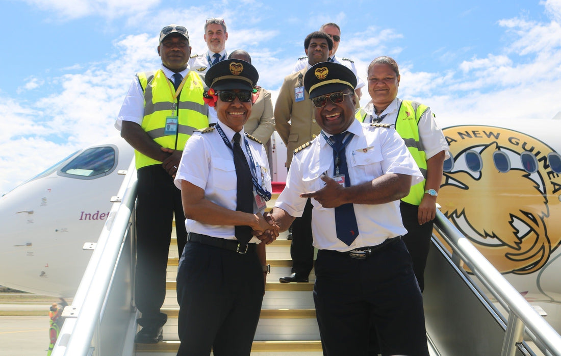 Air Niugini’s First A220 Flies In