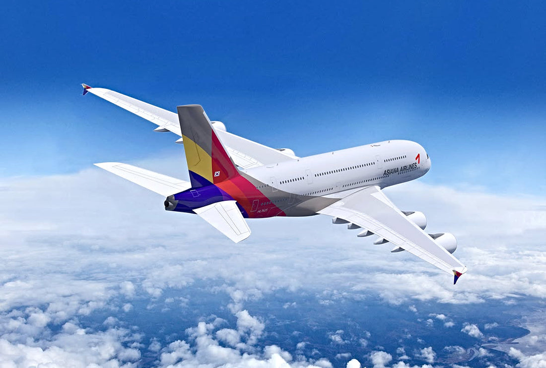 Asiana Airlines A380-800 inflight