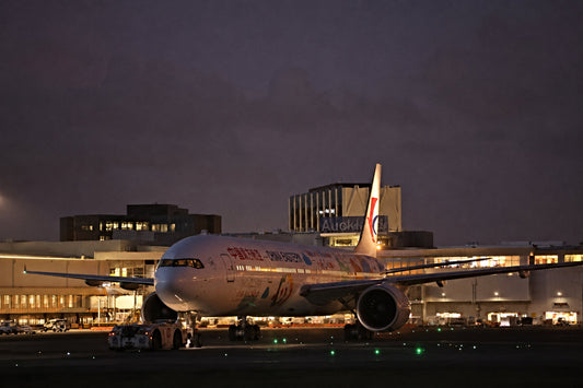 China Eastern Aircraft at Auckland Airport