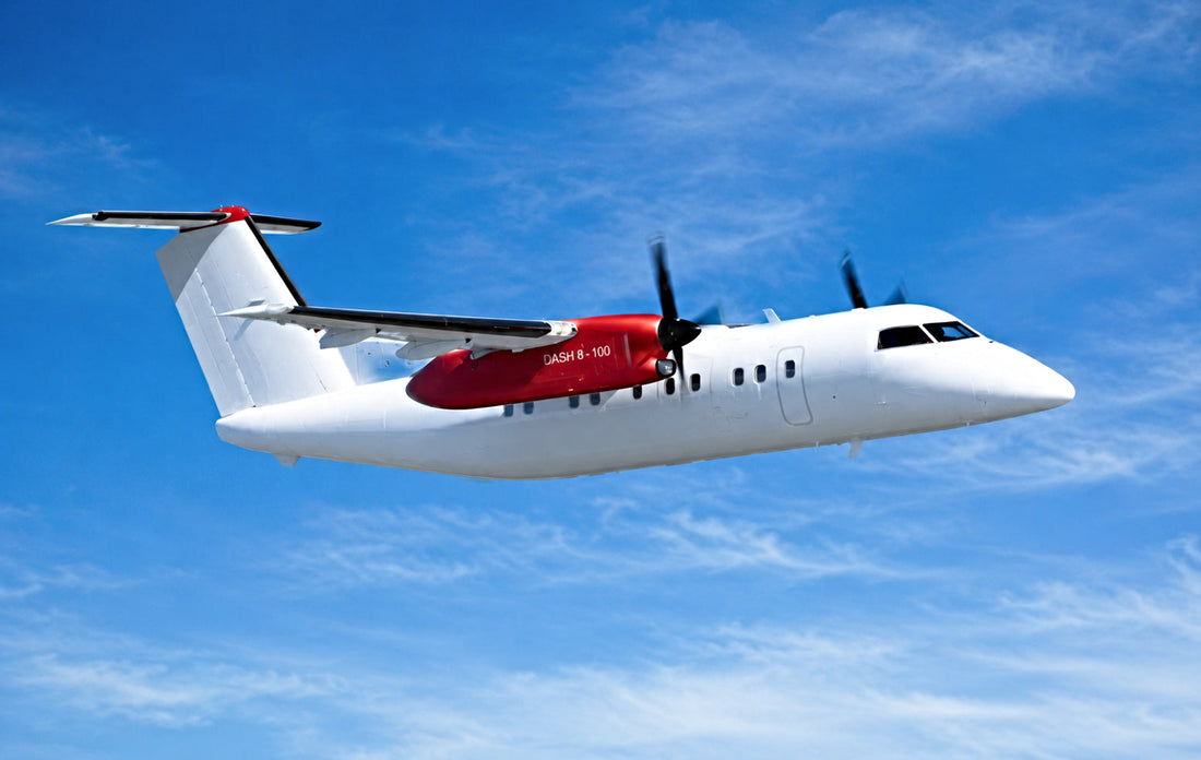 De Havilland DHC-8-100 in the air