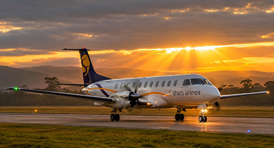Sharp Airlines Metroliner at Launceston Airport