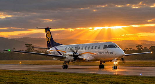 Sharp Airlines Metroliner at Launceston Airport