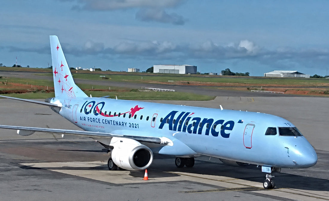 Alliance Airlines E190-100 at Darwin Airport