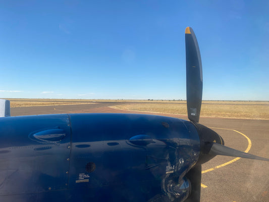 Regional Express Saab340 at Winton Airport