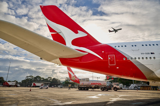 Recently returned to service Qantas A380 grounded in LA