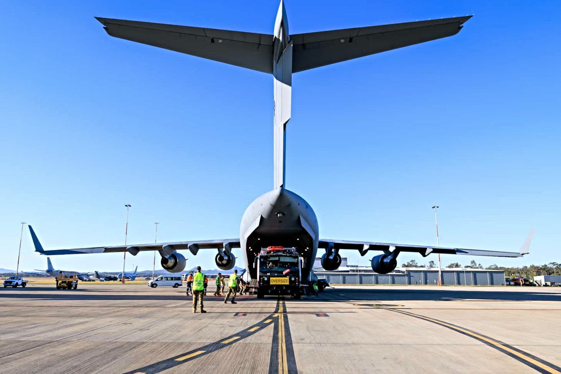 RAAF C-17 flying fire trucks to Nauru