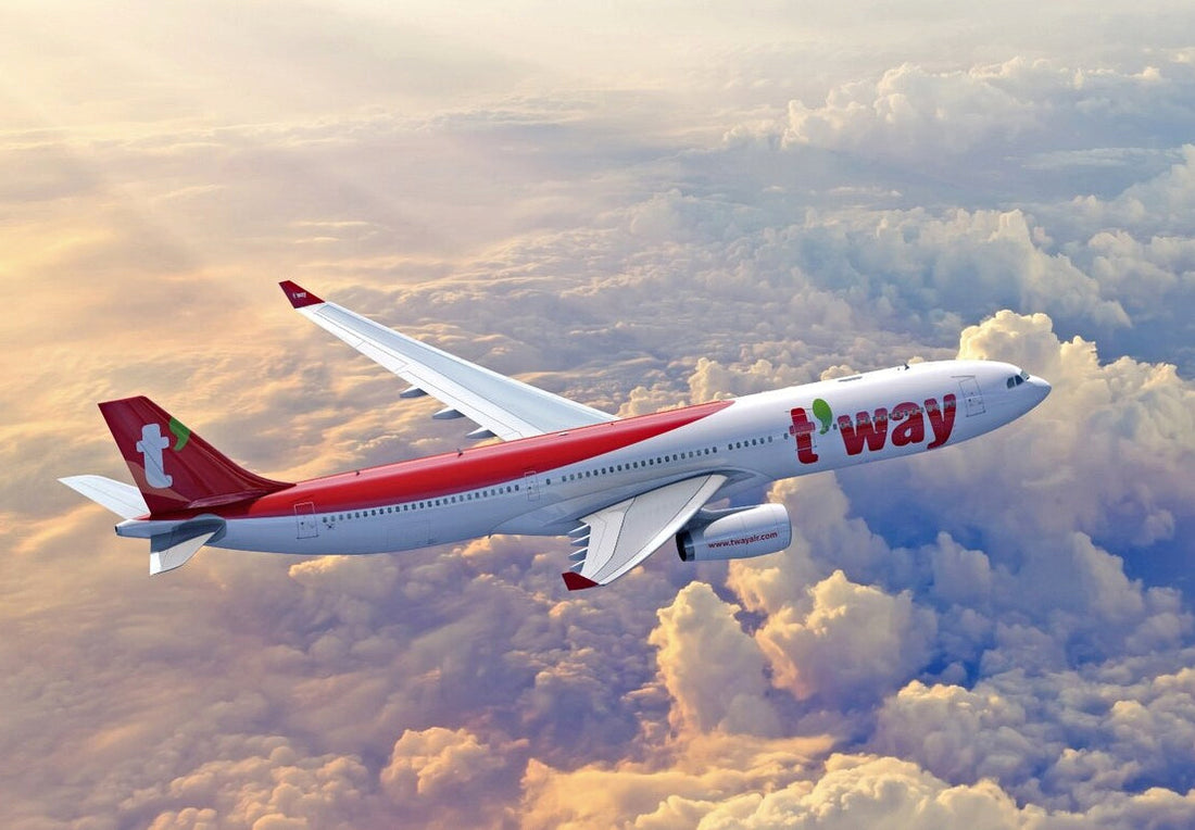 t'way Air A330 in flight