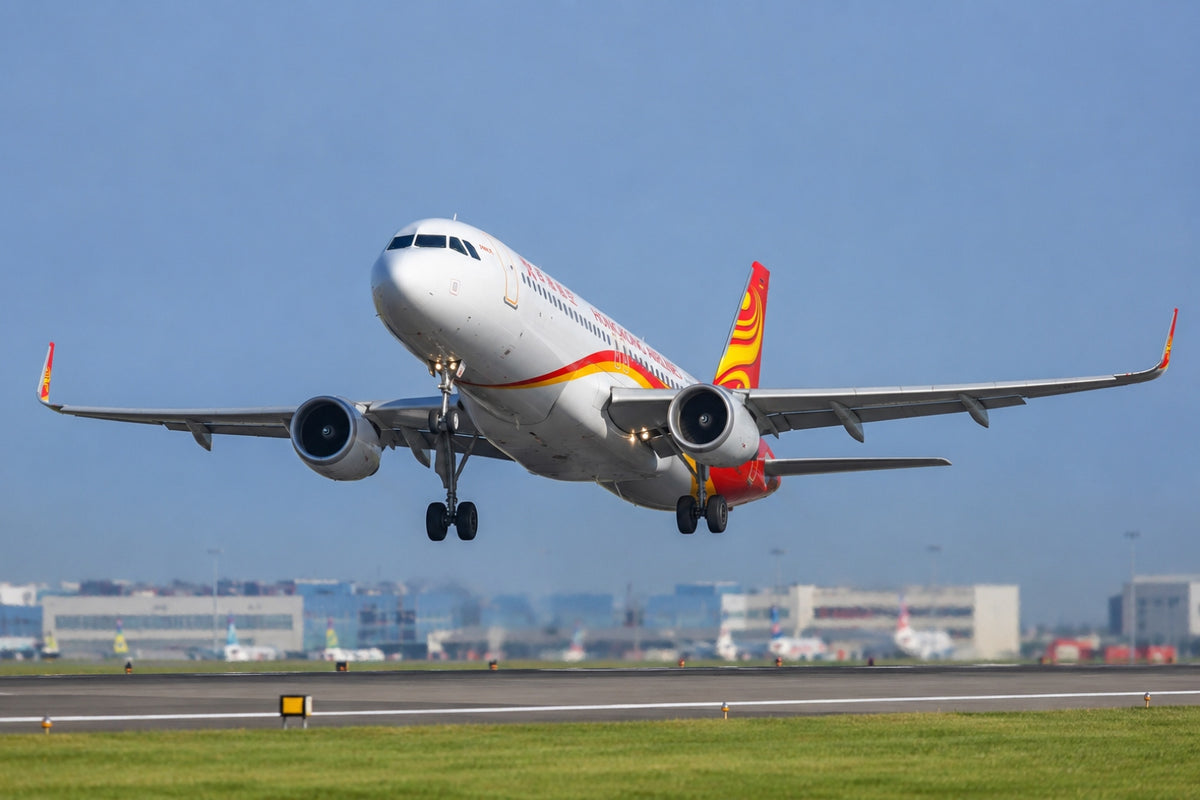 Hong Kong Airlines A320-200 taking off