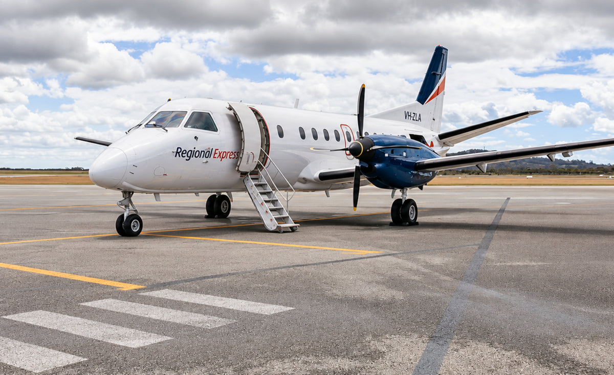 Regional Express REX Saab 340 at Albany Airport